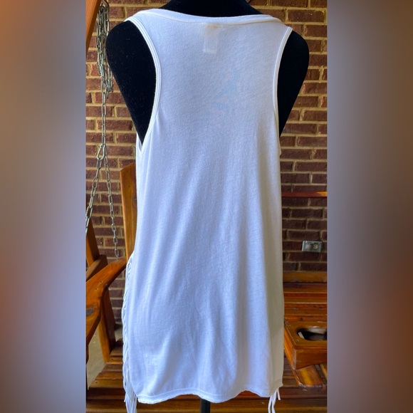 Disney's Snow White tank with decorative fringe detailing along the bottom hem. - Picture 7 of 7